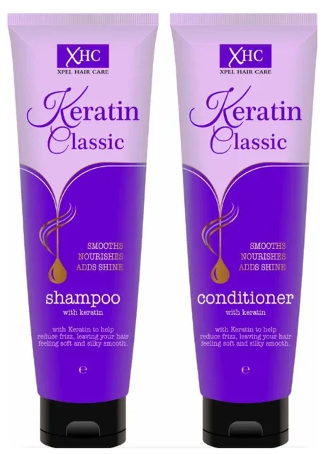 Розгладжуючий набір для волосся Keratin Classic 300мл + 300мл Xpel Marketing Ltd (316471298)