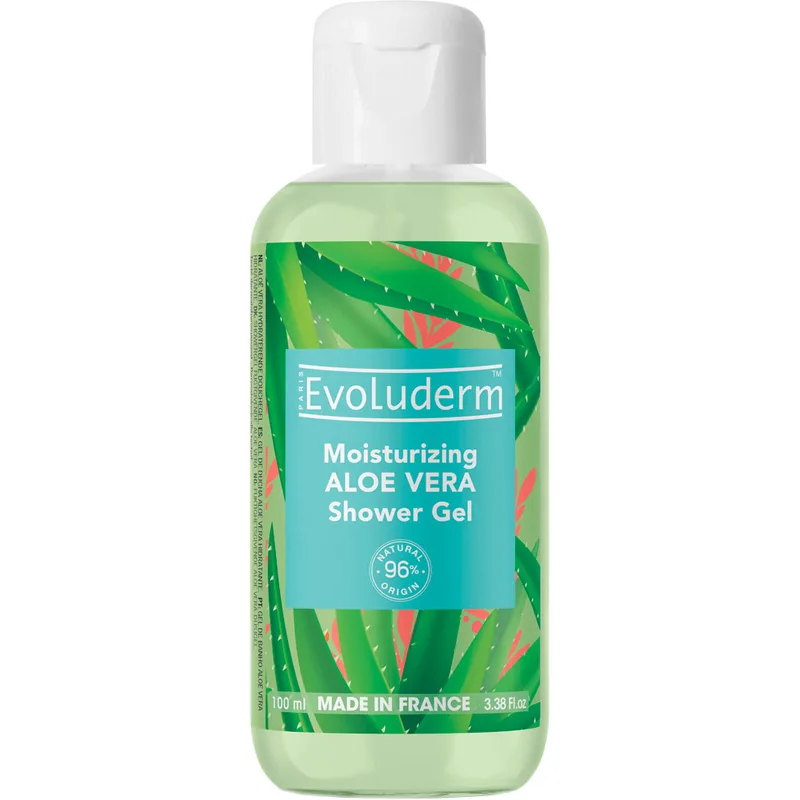 Гель Evoluderm (Еволюдерм) для душу алое віра зволожуючий 100 мл