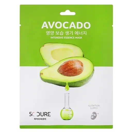 Тканинна маска для обличчя 5C Cure Ampul Mask Avocadо