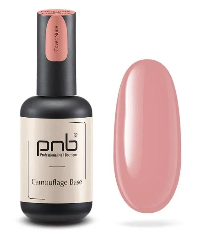 База для гель-лаку каучукова камуфлююча PNB UV/LED Camouflage Cover Nude 17 мл