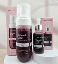 Набір для очистки шкіри обличчя HOLLYSKIN Glycolic Acid