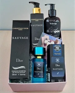 Подарунковий набір косметики No Brand в стилі Dior Sauvage 3 в 1