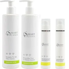 Набір косметики для жирної, комбінованої та шкіри з акне Acnederm Active Smart4Derma