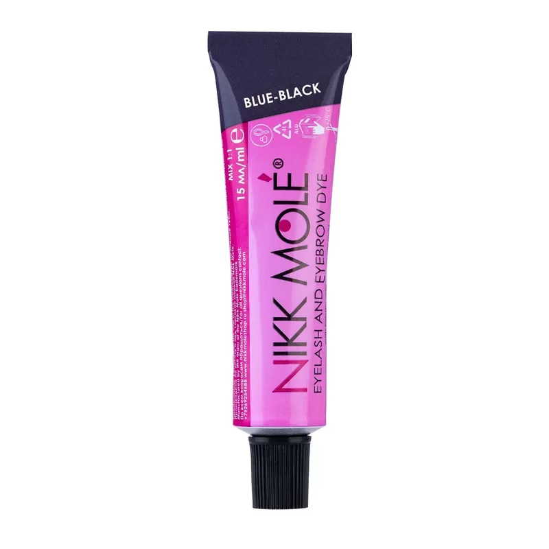 Фарба для брів та вій Nikk Mole 15 мл Blue/Black (011028)