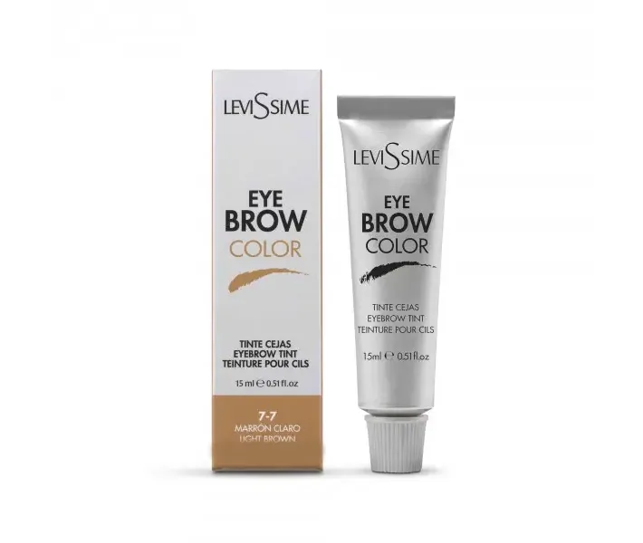 Фарба для брів Levissime Eye Brow Color 7.7 Light Brown 15 мл Світло-коричневий (011210)
