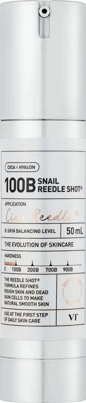 Сироватка-бустер для обличчя VT Cosmetics Reedle Shot 100B з мікроголками та муцином равлика 50 мл