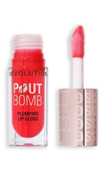 Блиск для губ Makeup Revolution Pout Bomb Plumping Cherry Sheer Red 4.6 мл