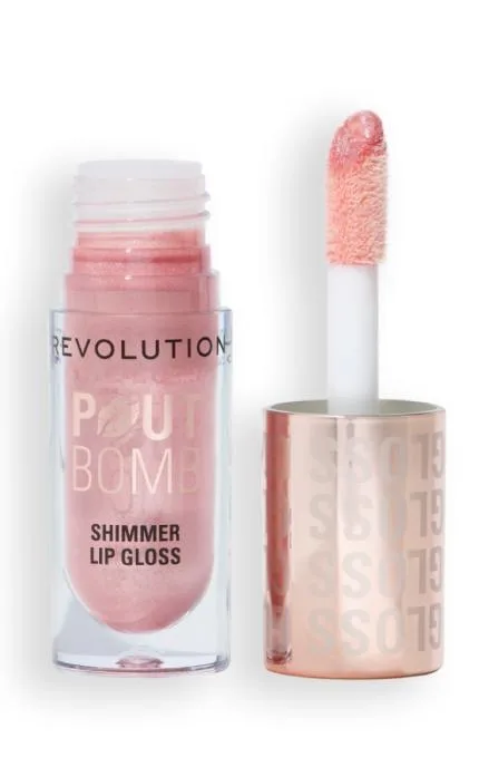 Блиск для губ Revolution Pout Bomb Shimmer Shine Pink 4.5 мл