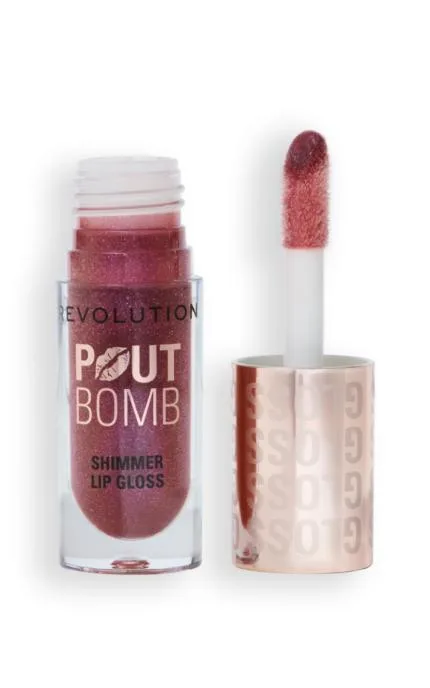 Блиск для губ Revolution Pout Bomb Shimmer Berry Lustre 4.5 мл