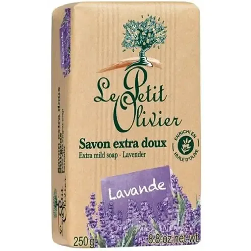Екстра ніжне мило Le Petit Olivier 100% vegetal oils soap Лаванда 250 г (3549620005509)
