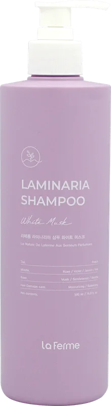 Шампунь для волосся La Ferme Laminaria для чутливої ​​шкіри голови White Musk