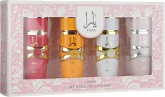 Набір жіночих парфумованих вод Lattafa Yara Yara 25 мл + Yara Candy 25 мл + Yara Moi 25 мл + Yara Tous 25 мл (6290362345749)