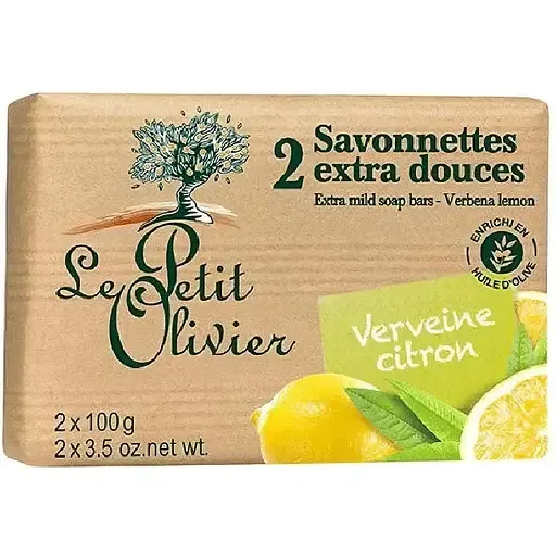 Мило екстраніжне Le Petit Olivier 100% vegetal oils soap вербена лимон