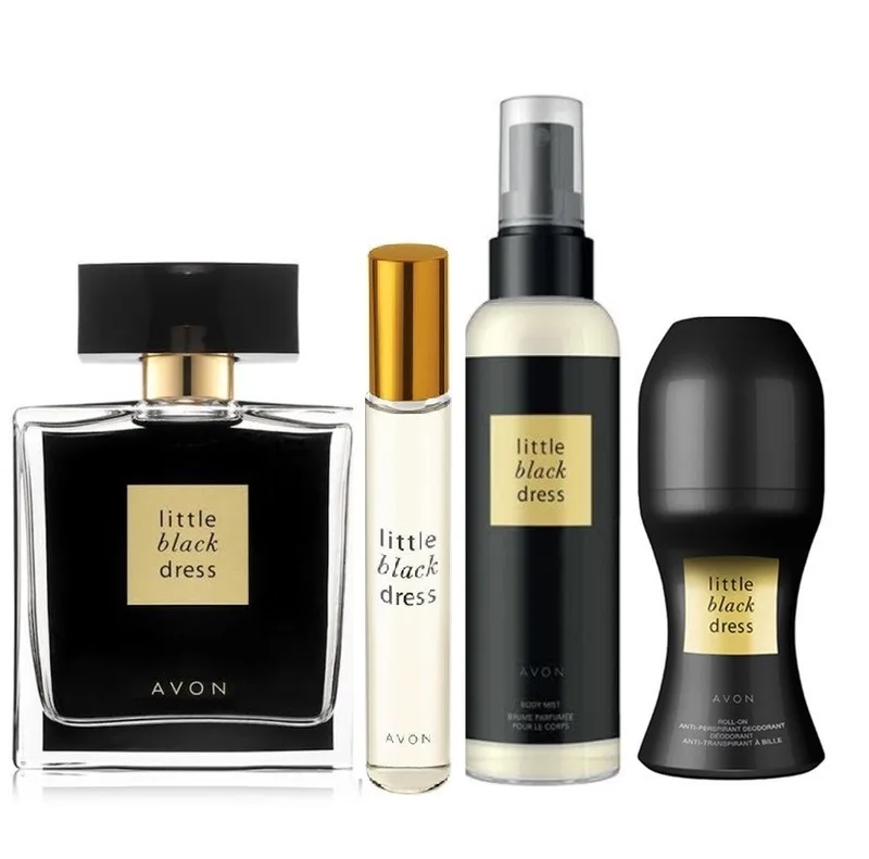 Подарунковий набір Avon Little Black Dress з 4-х одиниць - Ейвон Чорне плаття