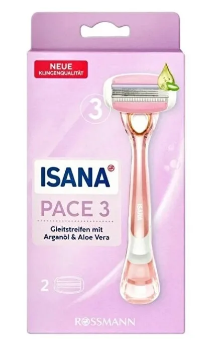 Бритва для гоління Isana Pace 3 Жіноча 1 шт