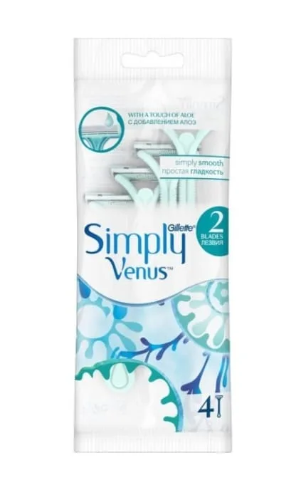 Бритва жіноча Gillette Simply Venus одноразова 4 шт