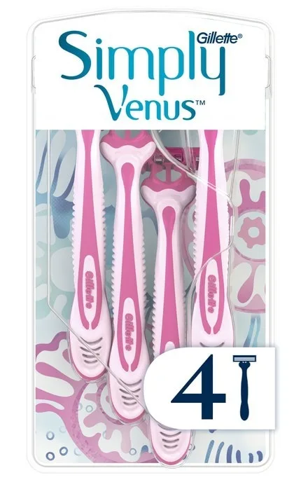 Бритви одноразові Simply Venus 3 4 шт