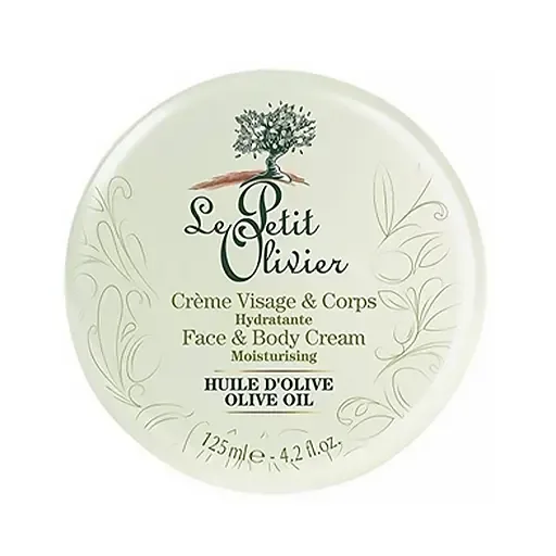 Крем для обличчя та тіла Le Petit Olivier Face Cares, з оливковою олією, 125 мл (3549620011050)