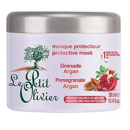 Маска для волосся Le Petit Olivier Hair Care Range, для фарбованого волосся, гранат та арганова олія, 330 мл (3549620008494)
