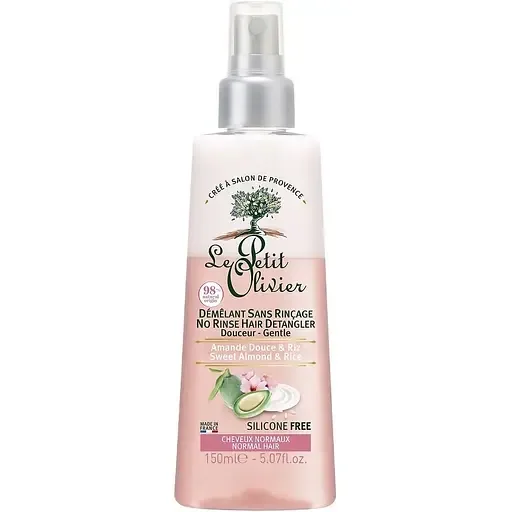 Спрей Le Petit Olivier Hair Care Range, для нормального волосся, мигдаль та рисовий крем, 150 мл (3549620008449)