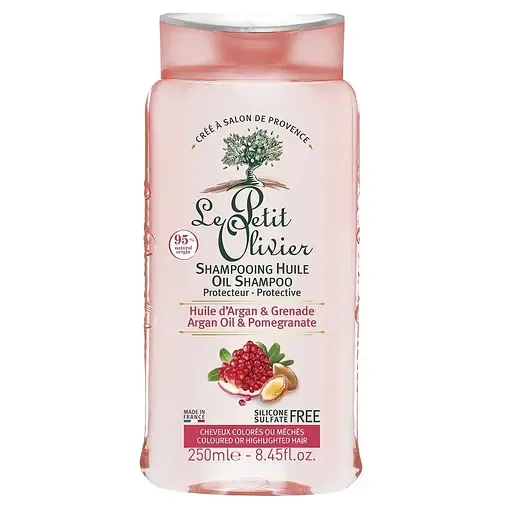 Шампунь Le Petit Olivier Hair Care Range, для фарбованого волосся, з екстрактом граната та олією аргани, 250 мл (3549620008470)
