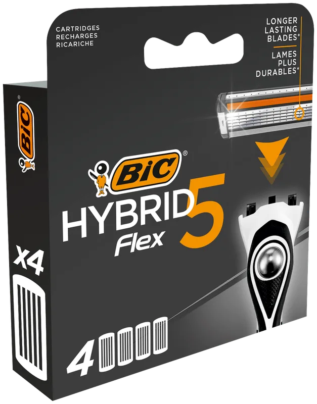 Картридж Bic Flex 5, 5 лез 4 шт