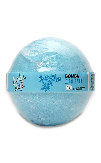 Бомба для ванн Lucky Day Евкаліпт 75 г