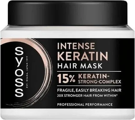 Маска Syoss Keratin для ламкого волосся 400 мл