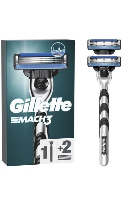 Бритва Gillette Mach 3 з 2 змінними картриджами 1 шт