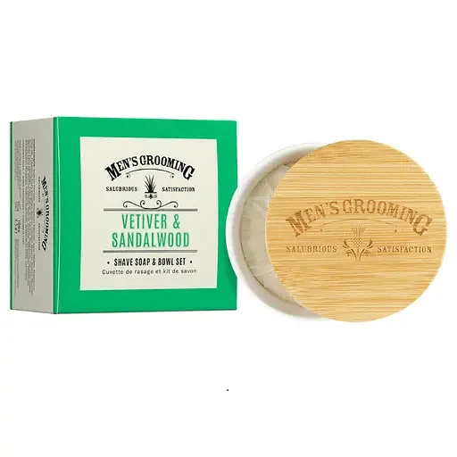 Мило для гоління Scottish Fine Soaps Vetiver&Sandalwood Shaving Soap Ветівер 100 г (105008)