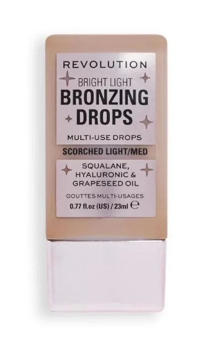Бронзер для обличчя Makeup Revolution Bright Light Bronzing Drops Light 23 мл