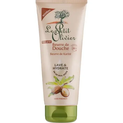 Олія для душу Le Petit Olivier Shower Butter Каріте, 200 г (3549620007817)