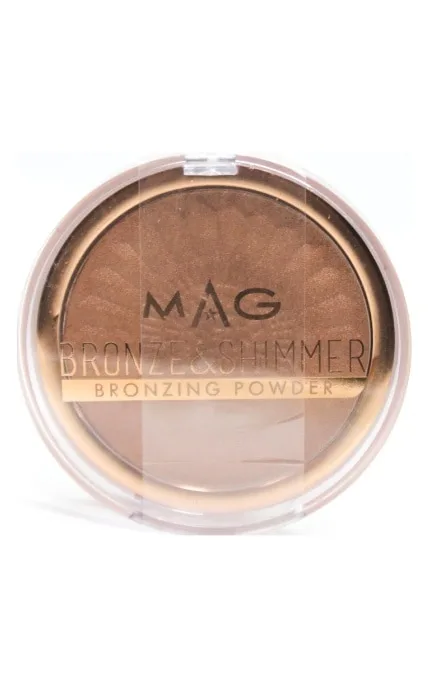 Бронзуюча пудра для обличчя Mag Bronze&Shimmer