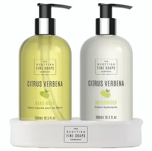 Подарунковий набір Scottish Fine Soaps Citrus Verbena Лимонна вербена: Рідке мило, 300 мл + Крем для тіла, 300 мл (120077)