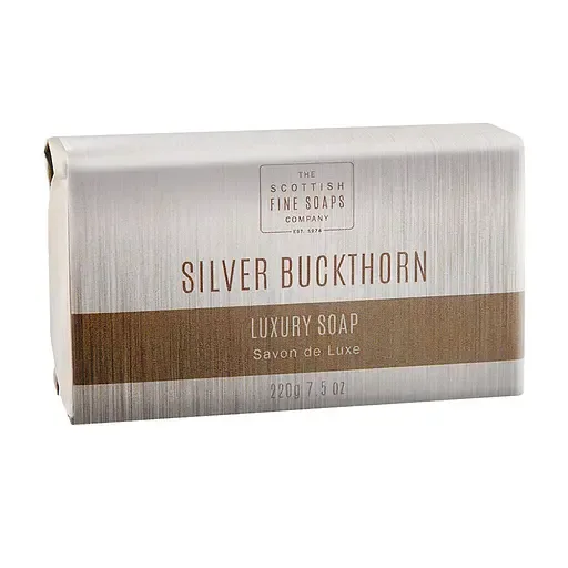 Тверде мило Scottish Fine Soaps Silver Buckthorn Luxury Soap Bar Срібна обліпиха, 220 г (120081)