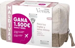 Набір для гоління жіночий Gillette Venus Intima Maldivas з 2 змінними картриджами + Косметичка (8700216454957)
