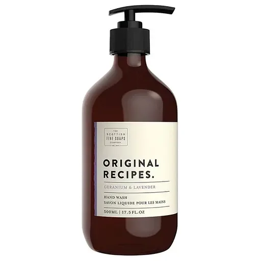 Рідке мило для рук Scottish Fine Soaps Original Recipes Geranium&Lavender Hand Wash, 500 мл (106096)