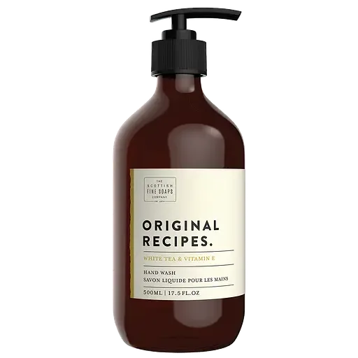 Рідке мило для рук Scottish Fine Soaps Original Recipes White Tea&Vitamin E Hand Wash, 500 мл (106100)