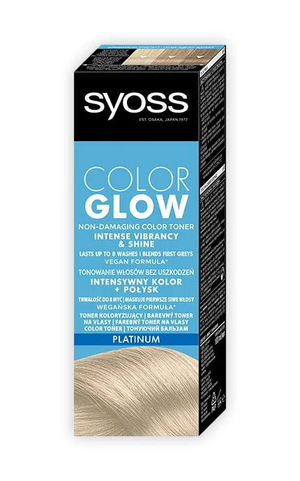 Відтінковий бальзам Syoss Color Glow Платиновий Блондин 100 мл