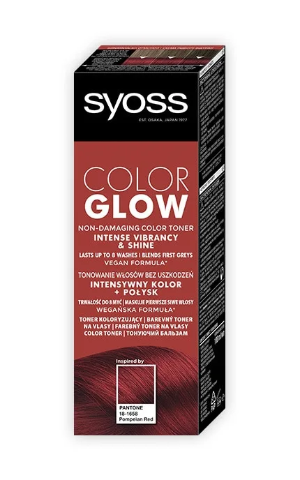 Відтінковий бальзам Syoss Color Glow Червоний 100 мл