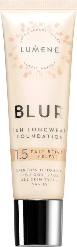 Стійка тональна основа Lumene BLUR SPF 15 1.5 Fair Beige 30 мл