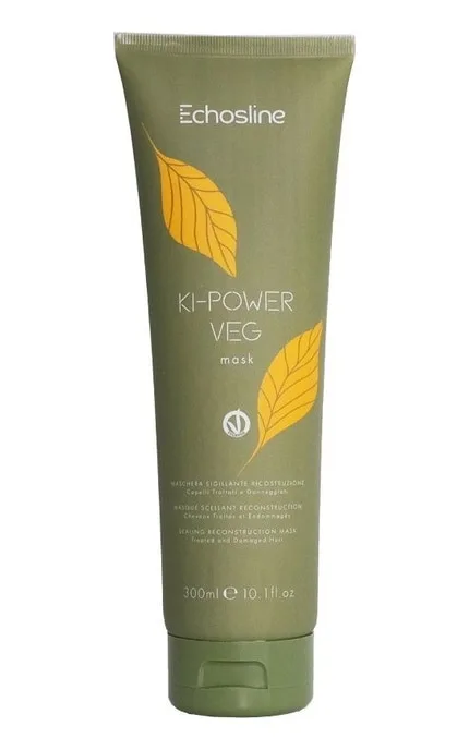 Відновлююча маска для пошкодженого волосся Echosline Ki-Power Veg Reconstruction Sealant Mask for Damaged Hair 300 мл
