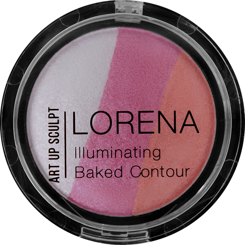 Палітра для контурування LORENA beauty Illuminating Baked Contour