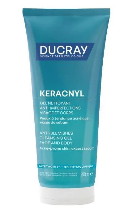 Гель для вмивання Ducray Keracnyl Cleansing 200 мл