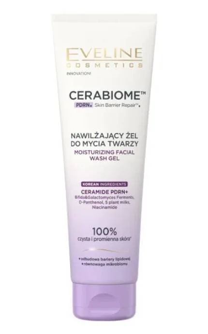 Гель для вмивання Eveline Cosmetics Cerabiome Зволожувальний 140 мл