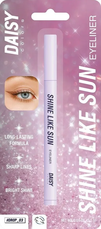 Сяюча підводка для повік DAISY COLORS Shine like Sun Eyeliner