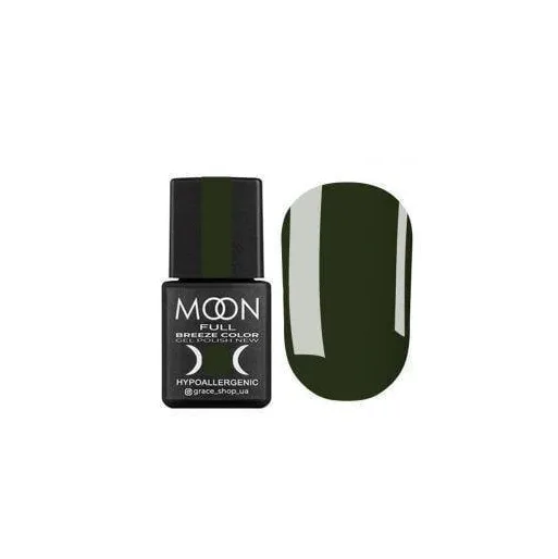 Гель-лак Moon Full Breeze Color 8 мл №425 Темний зелено-коричневий емаль