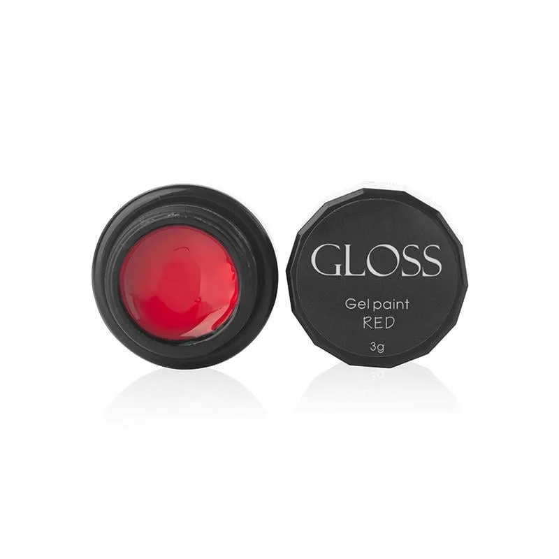 Гель-фарба GLOSS Red Червоний (33766)