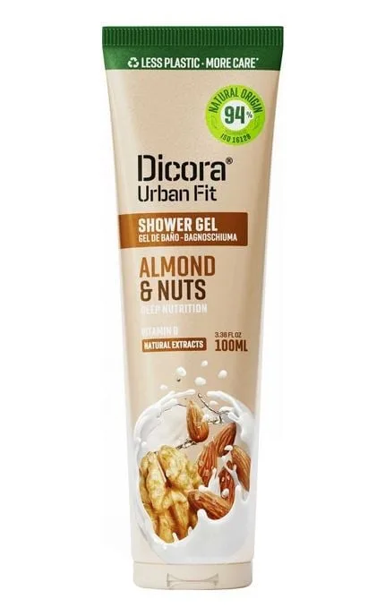 Гель для душу Dicora Urban Fit Мигдаль та горіхи 100 мл