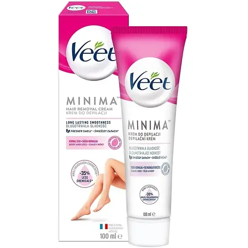 Крем для депіляції Veet Minima для нормальної шкіри 100 мл (4680012390113)